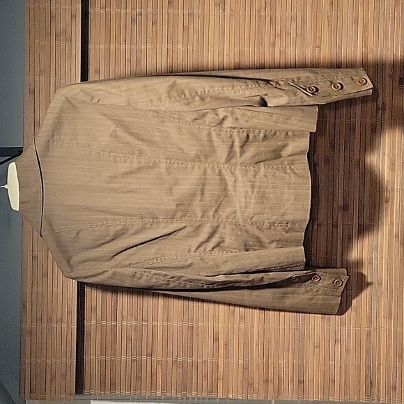 CITY unltd Brown Stripe Blazer, Size 4 - Picture 2 of 5